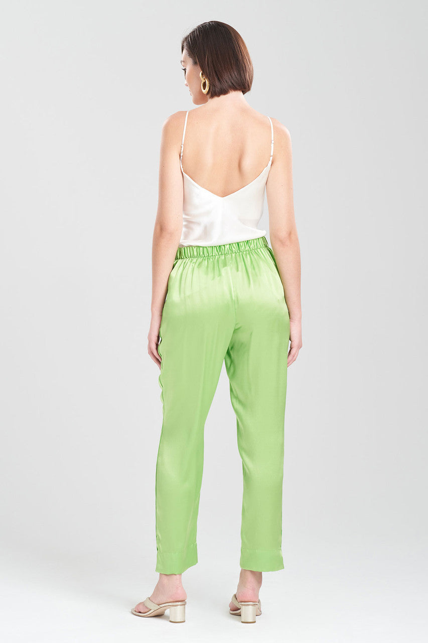 Natori Buy Key Essentials Silk Straight Leg Pants in Limon Online