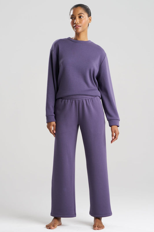 Natori Nova Cozy Brushed Knit Everywhere Straight Leg Pants