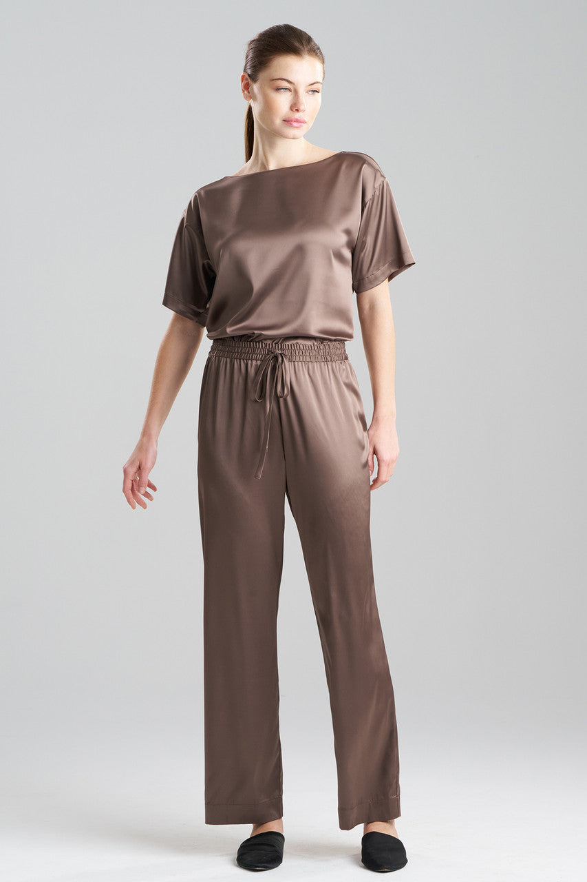 Natori Buy Glamour Straight Leg Pants in Taupe Online
