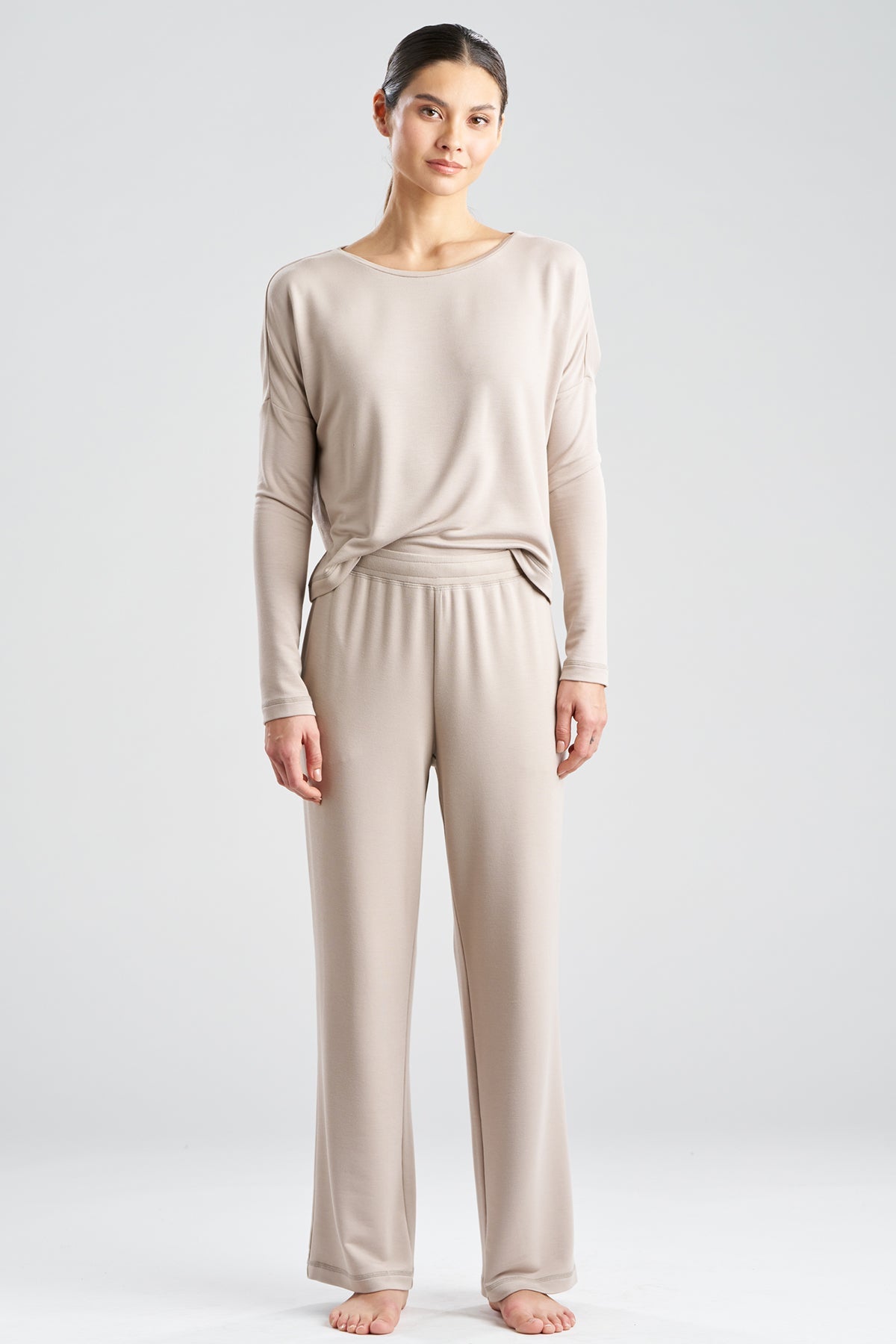 Natori Kaia Terry Everywhere Straight Leg Pants