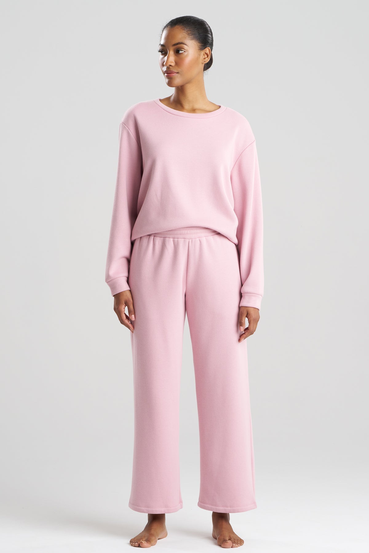 Natori Nova Cozy Brushed Knit Everywhere Straight Leg Pants