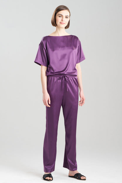 Natori Buy Glamour Straight Leg Pants in Imperial Purple Online