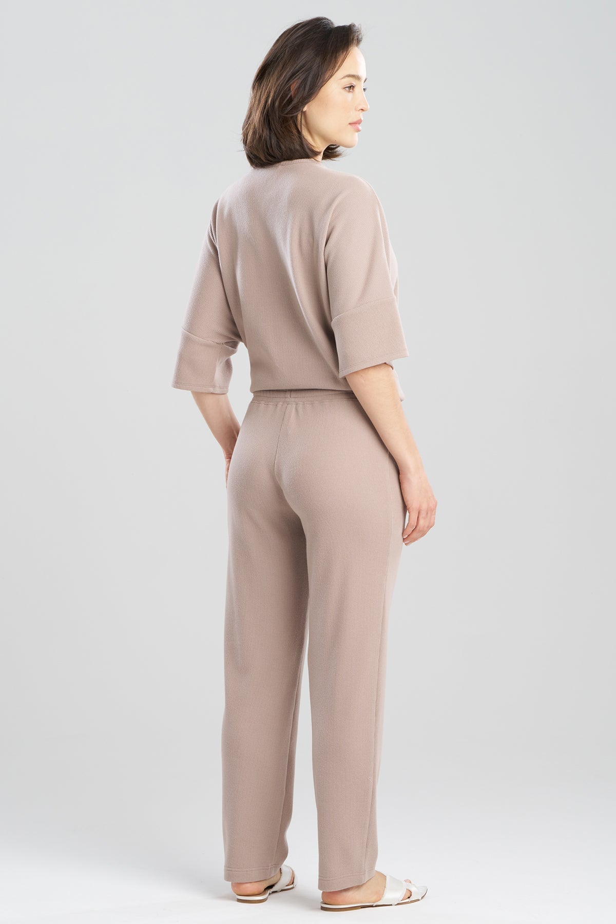 Natori Tranquility Waffle Tapered Pants