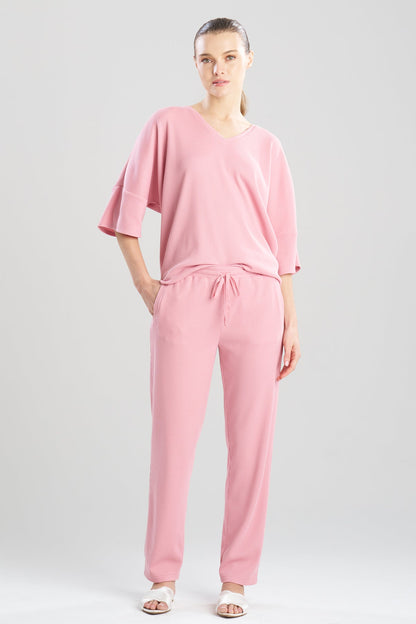 Natori Tranquility Waffle Tapered Pants
