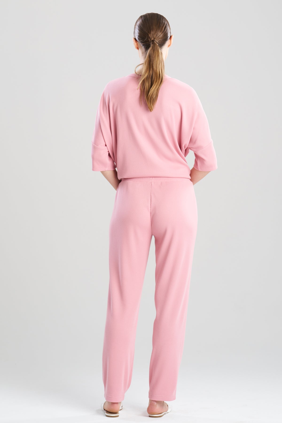 Natori Tranquility Waffle Tapered Pants