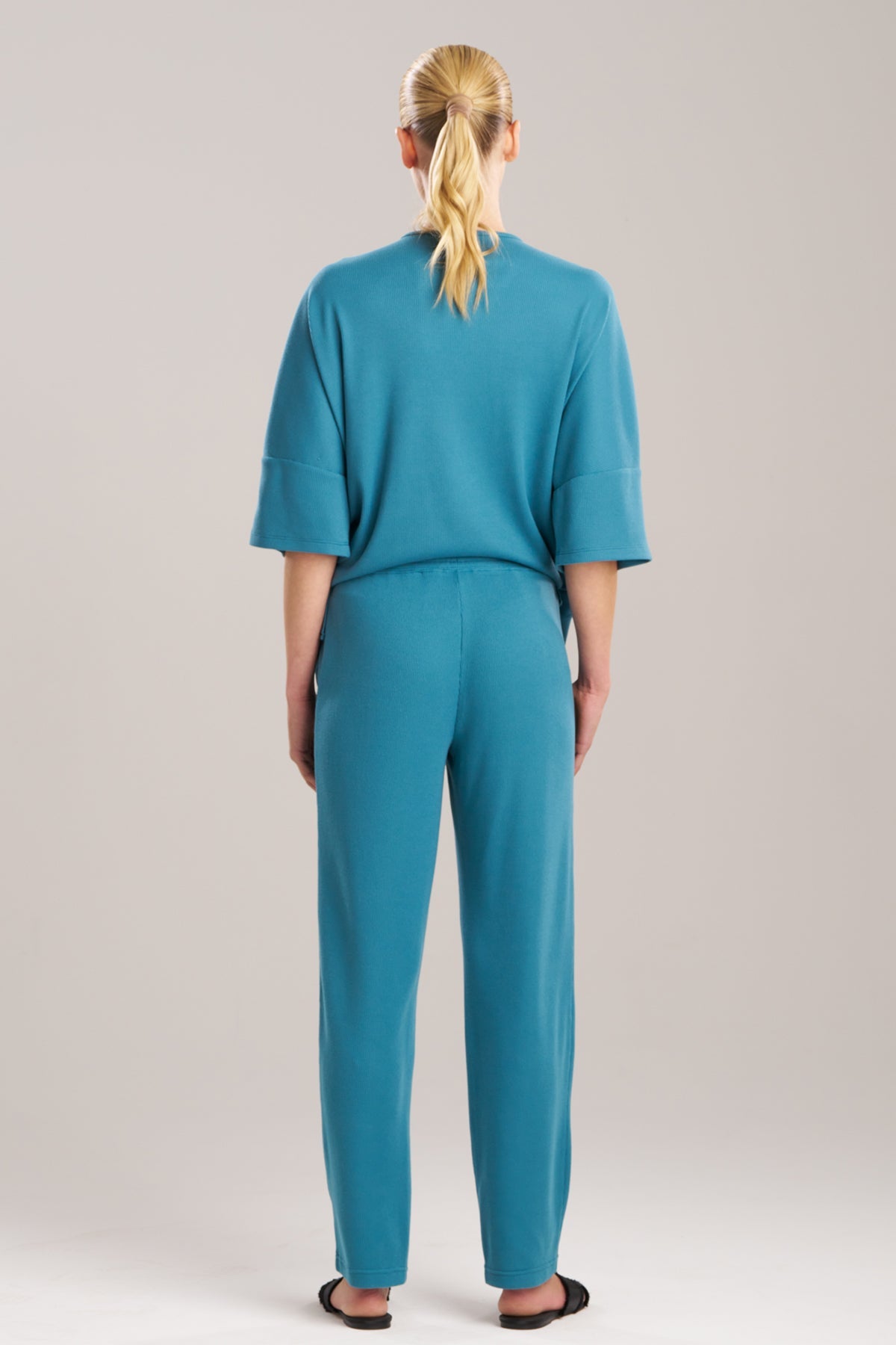 Natori Tranquility Waffle Tapered Pants