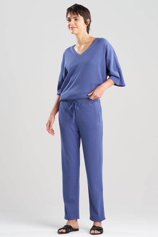 Natori Tranquility Waffle Tapered Pants