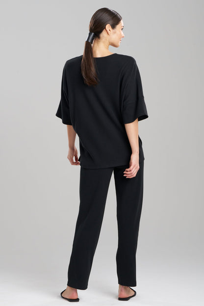 Natori Tranquility Waffle V-Neck Top