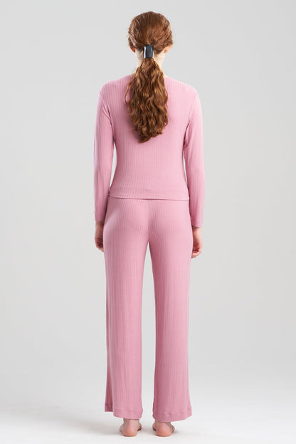 Natori Skye Rib Ease Long Sleeve Top
