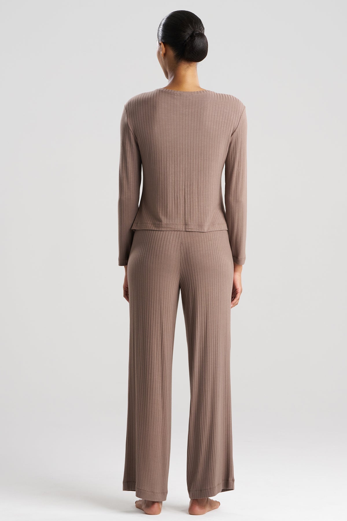 Natori Skye Rib Ease Long Sleeve Top