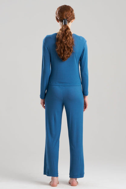 Natori Skye Rib Ease Long Sleeve Top