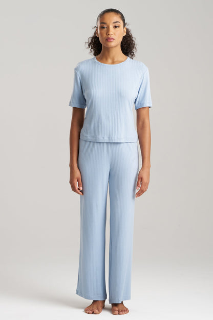 Natori Skye Rib Ease Short Sleeve Top