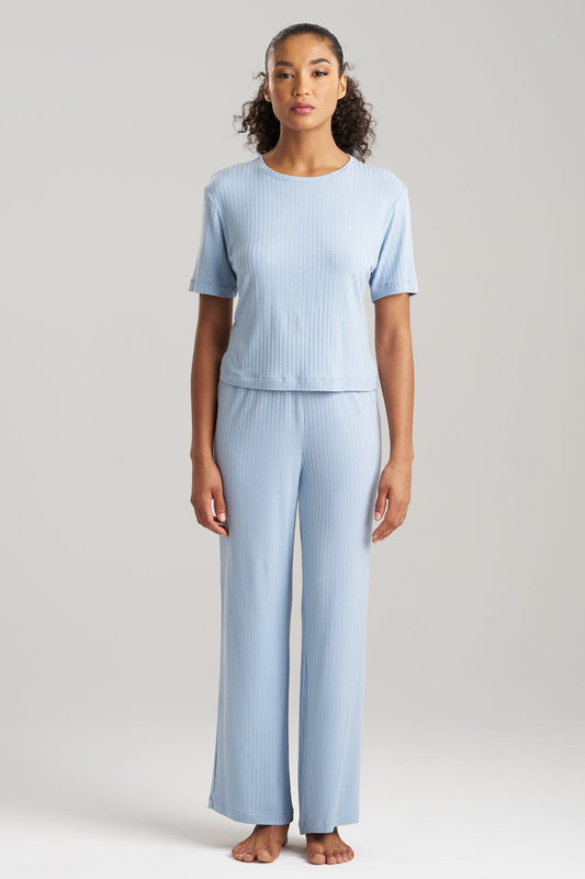 Natori Skye Rib Ease Short Sleeve Top