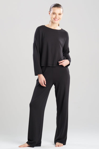 Natori Kaia Terry Destination Long Sleeve Top
