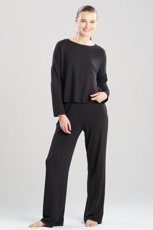 Natori Kaia Terry Destination Long Sleeve Top
