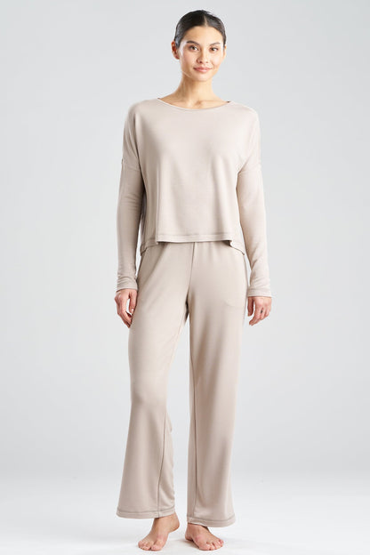 Natori Kaia Terry Destination Long Sleeve Top