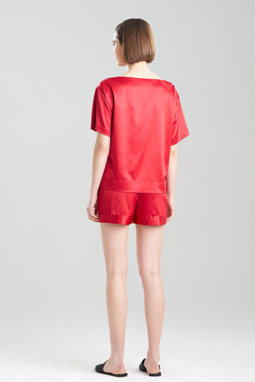 Natori Buy Glamour Top in Brocade Red Online