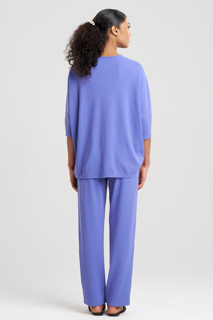 Natori Tranquility Waffle V-Neck Top