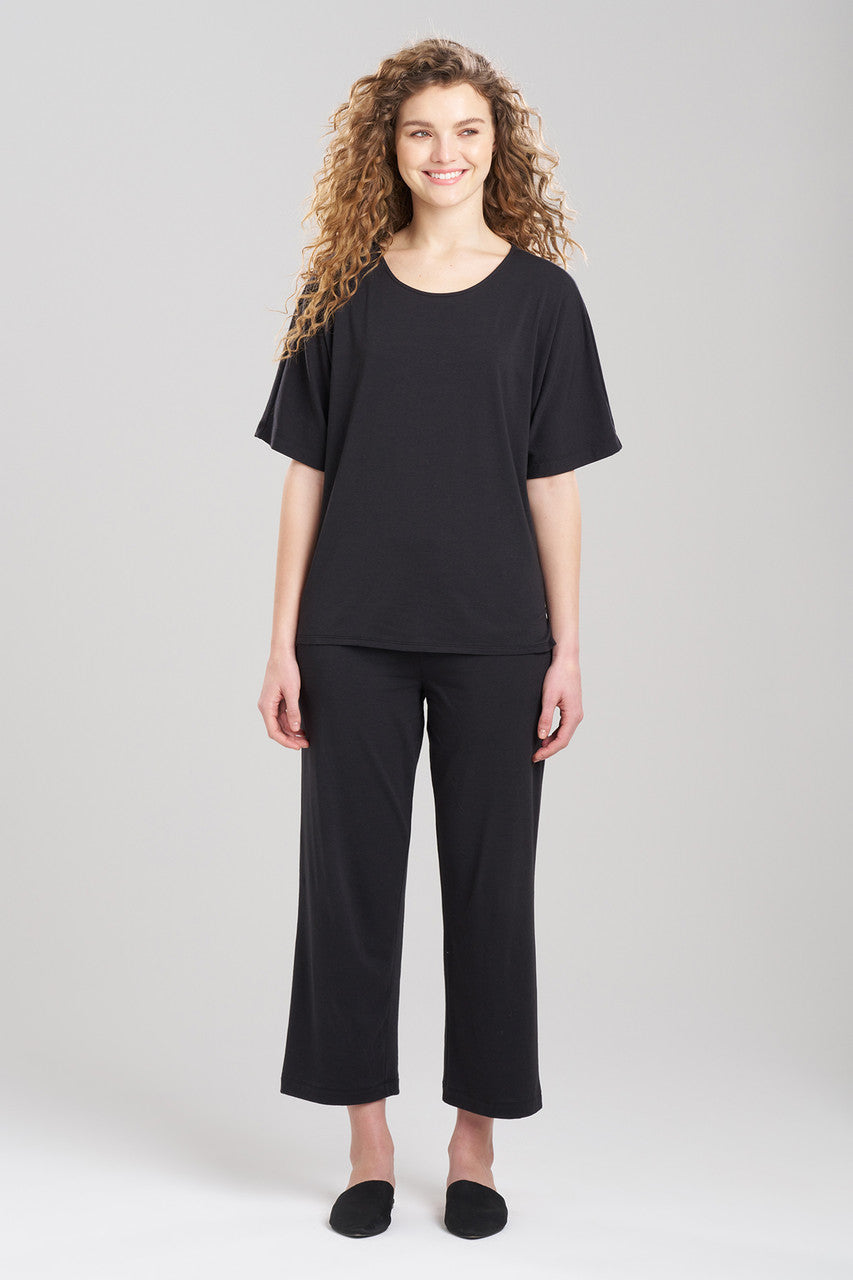 Natori Buy Ease Boat Neck Top in Black Online