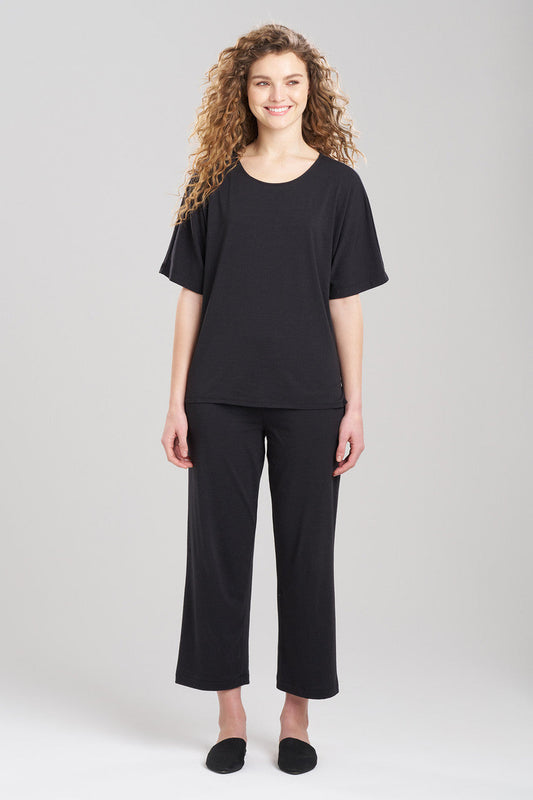 Natori Buy Ease Boat Neck Top in Black Online