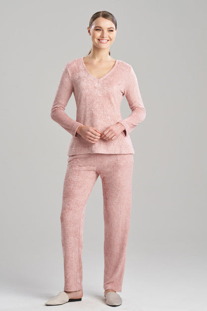Natori Buy Unwind Long Sleeve Top in Nude Blush Online