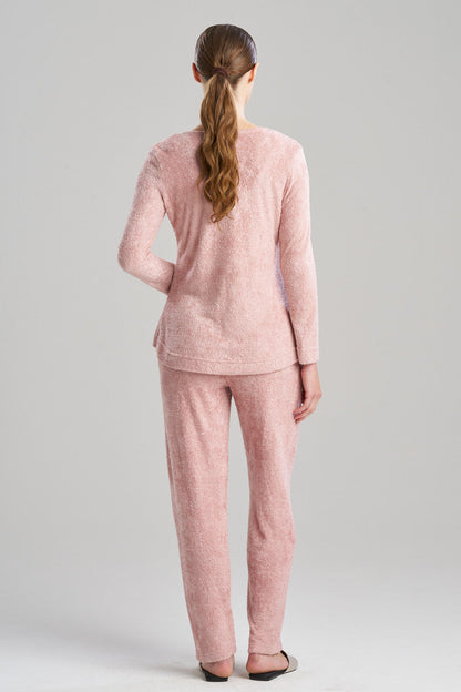 Natori Buy Unwind Long Sleeve Top in Nude Blush Online