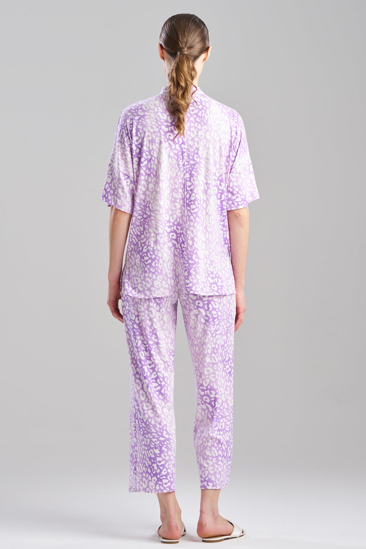 Natori Misty Leopard Cozy Knit PJ