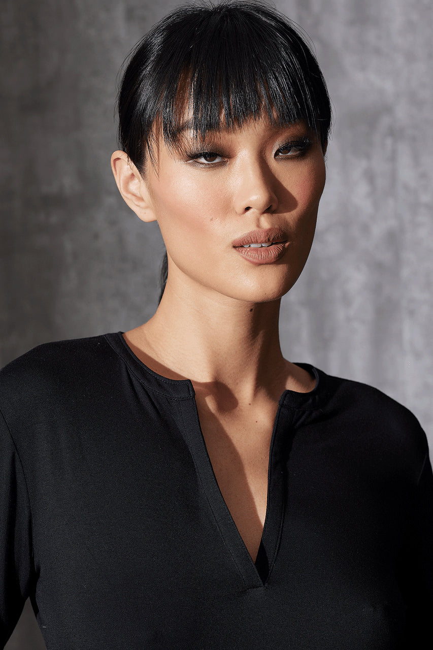 Natori Buy Feathers Essentials Lenzing™ Ecovero™ Viscose PJ in Black Online