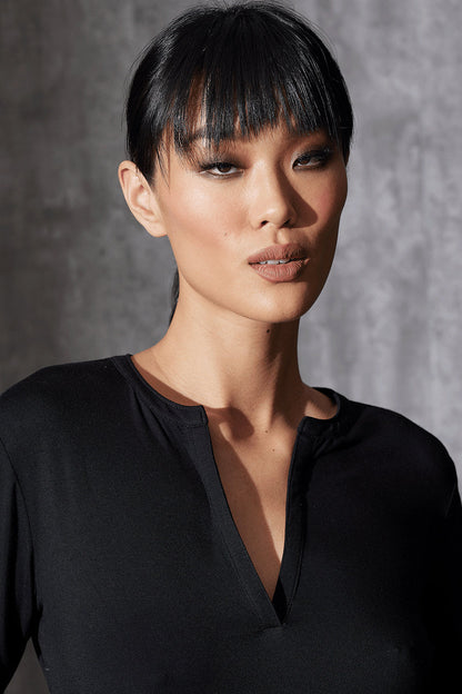 Natori Buy Feathers Essentials Lenzing™ Ecovero™ Viscose PJ in Black Online