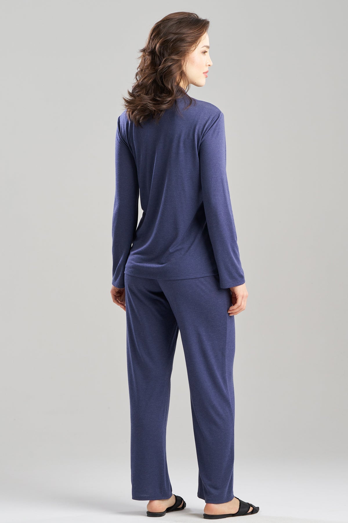Natori Shangri-La Embroidered TENCEL™ Notch PJ