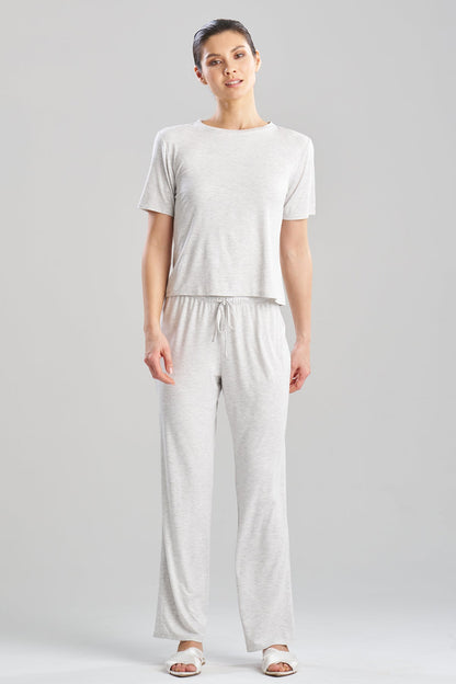 Natori Feathers Essentials Lenzing™ Ecovero™ Viscose Crew Neck PJ