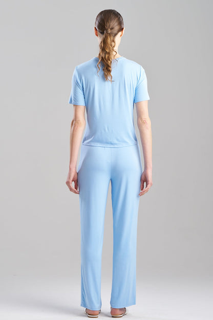 Natori Feathers Essentials Lenzing™ Ecovero™ Viscose Crew Neck PJ