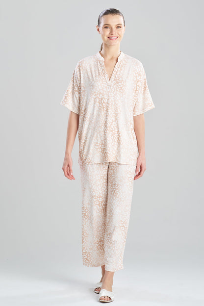 Natori Misty Leopard Cozy Knit PJ