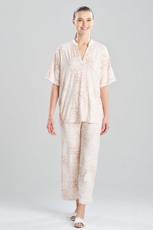 Natori Misty Leopard Cozy Knit PJ