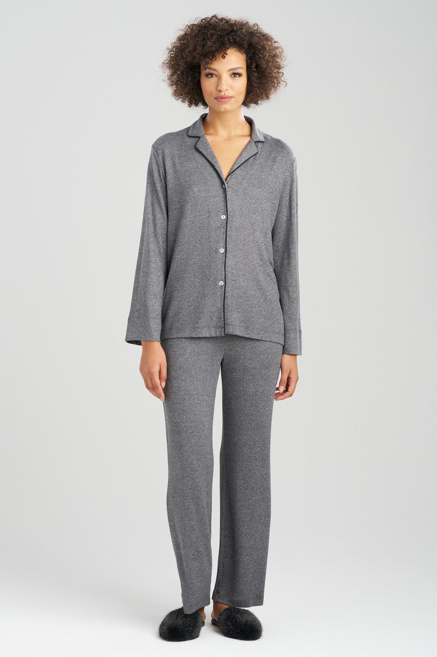 Natori Buy Oasis Notch PJ in Charcoal Online