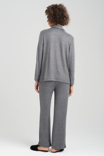 Natori Buy Oasis Notch PJ in Charcoal Online