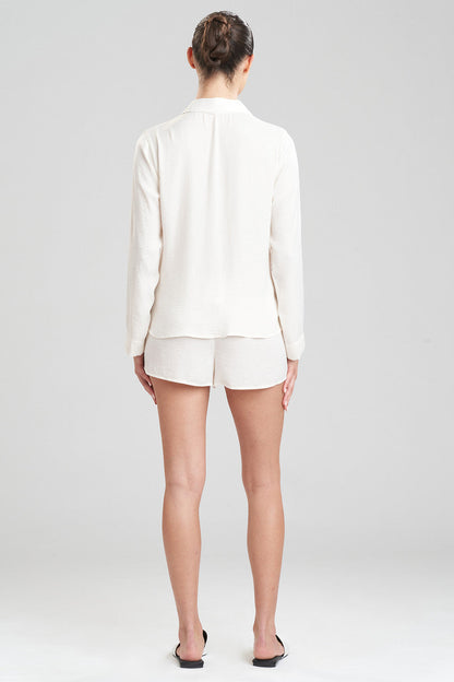 Natori Buy Fairytale Long Sleeve PJ in Warm White Online