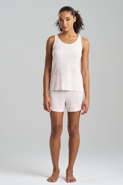 Natori Aria Printed Rib Ease Shorts PJ