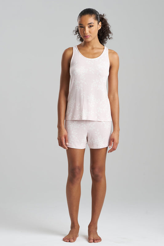 Natori Aria Printed Rib Ease Shorts PJ