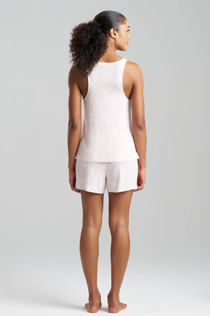 Natori Aria Printed Rib Ease Shorts PJ