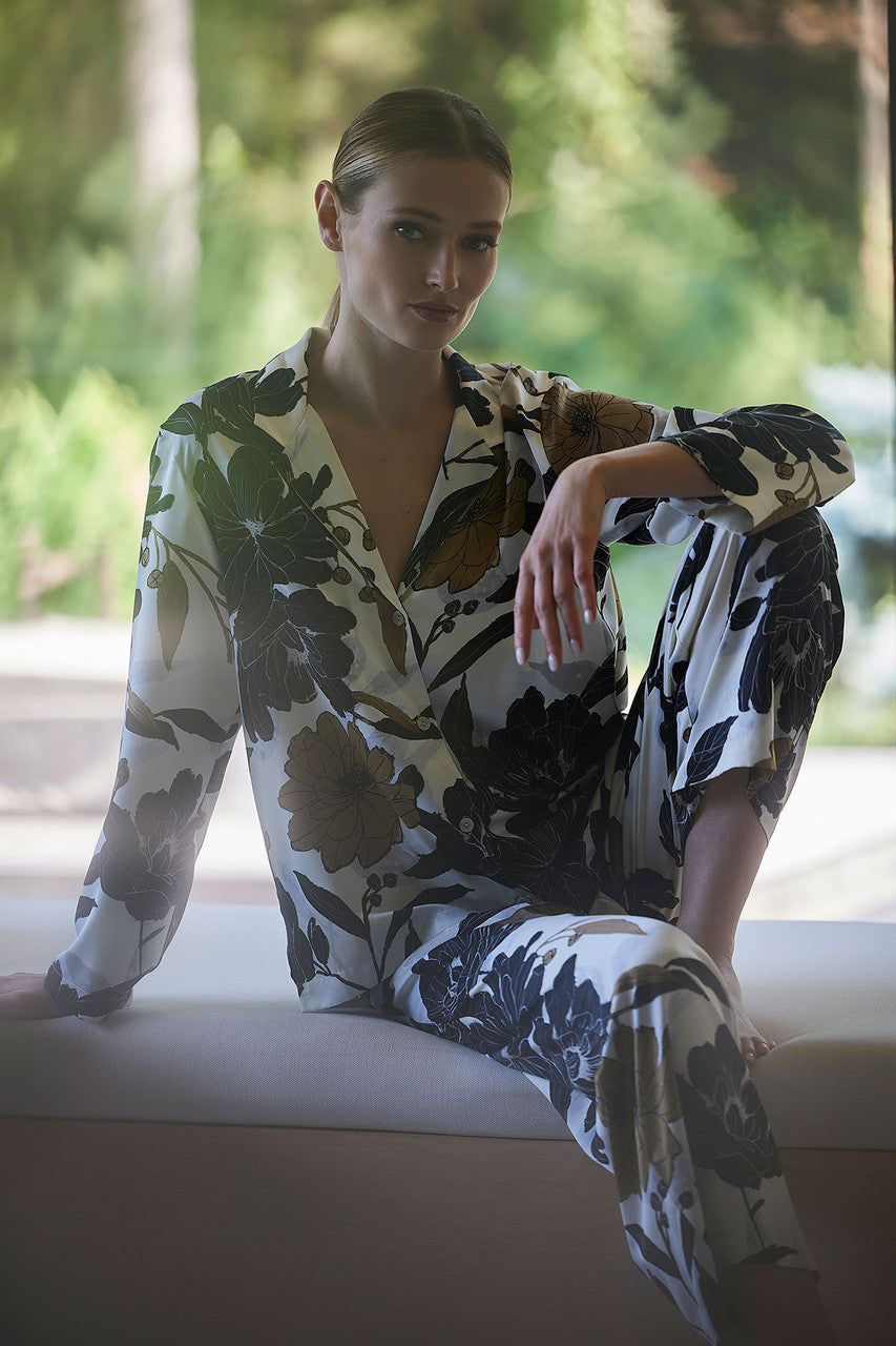 Natori Buy Peony Blossom Notch PJ in Neutral Online
