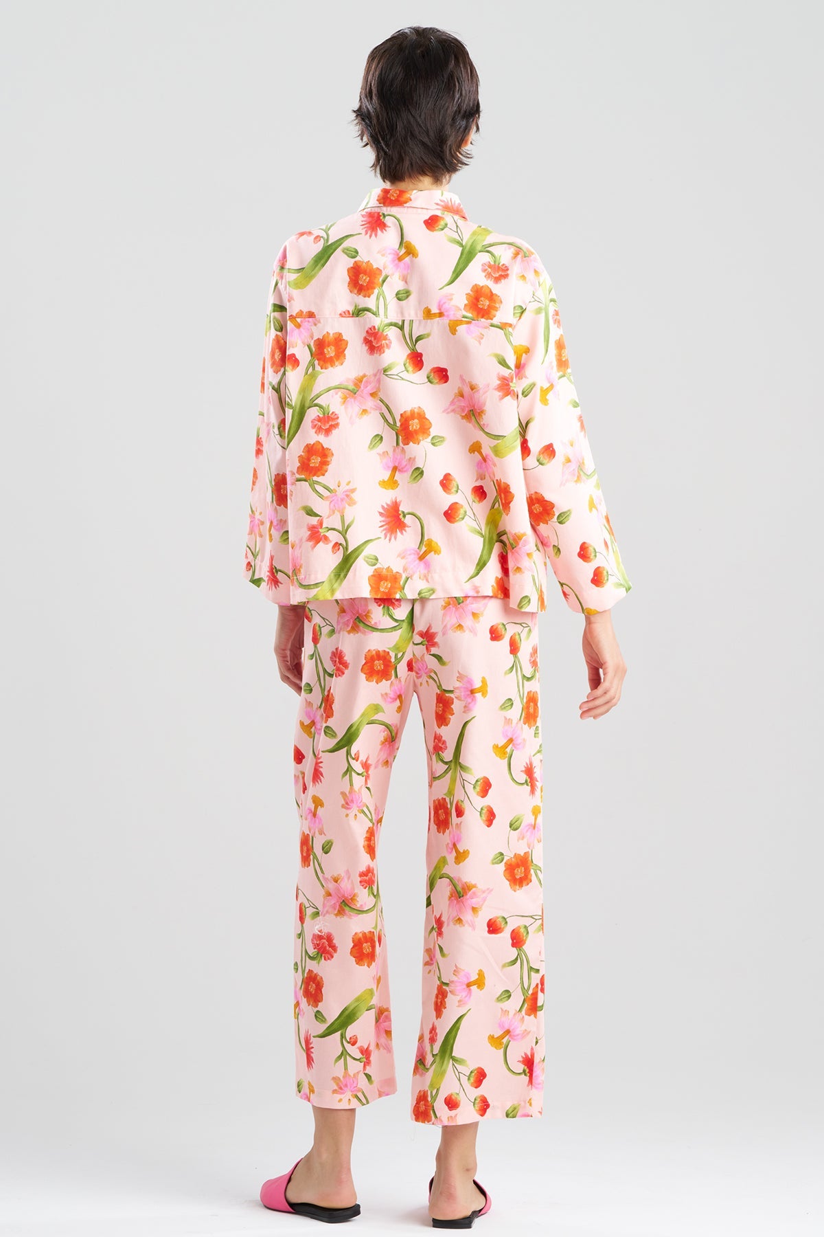 Natori Solene Cotton Sateen Notch PJ Set