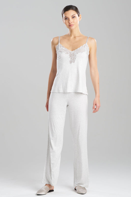 Natori Buy Feathers Essentials Lenzing™ Ecovero™ Viscose Lace Cami PJ in Light Heather Grey Online