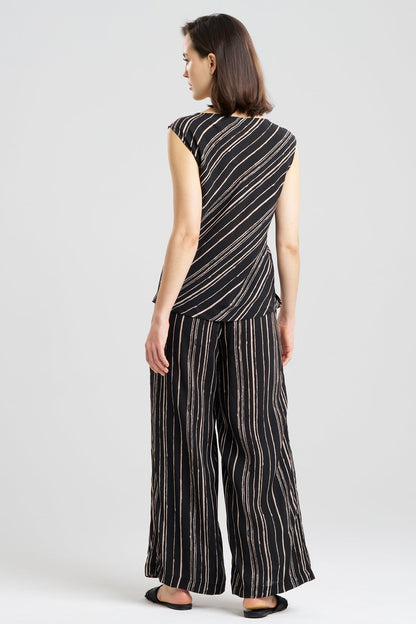 Natori Tate Silk Modal Cowl Top PJ
