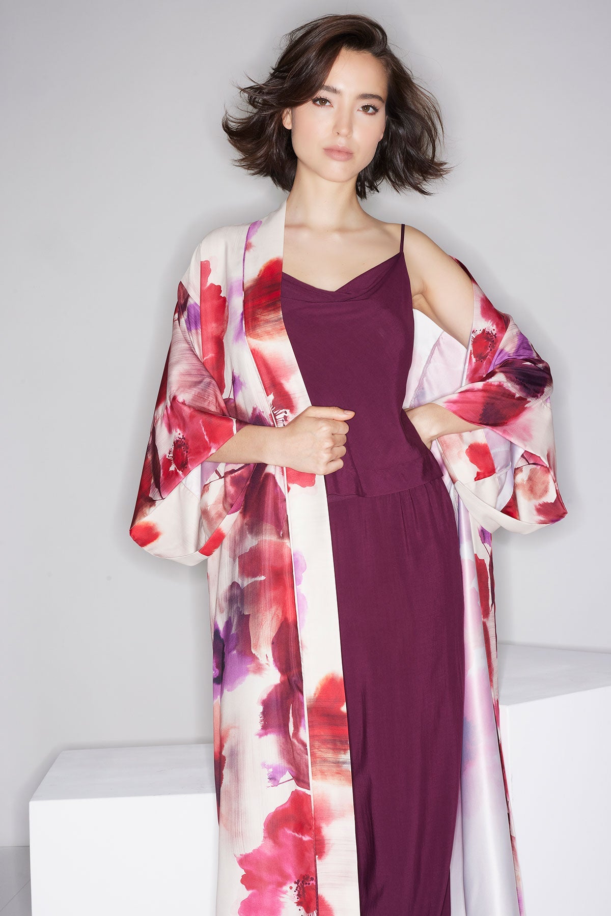Natori Sleek Silk Modal Cowl Cami PJ