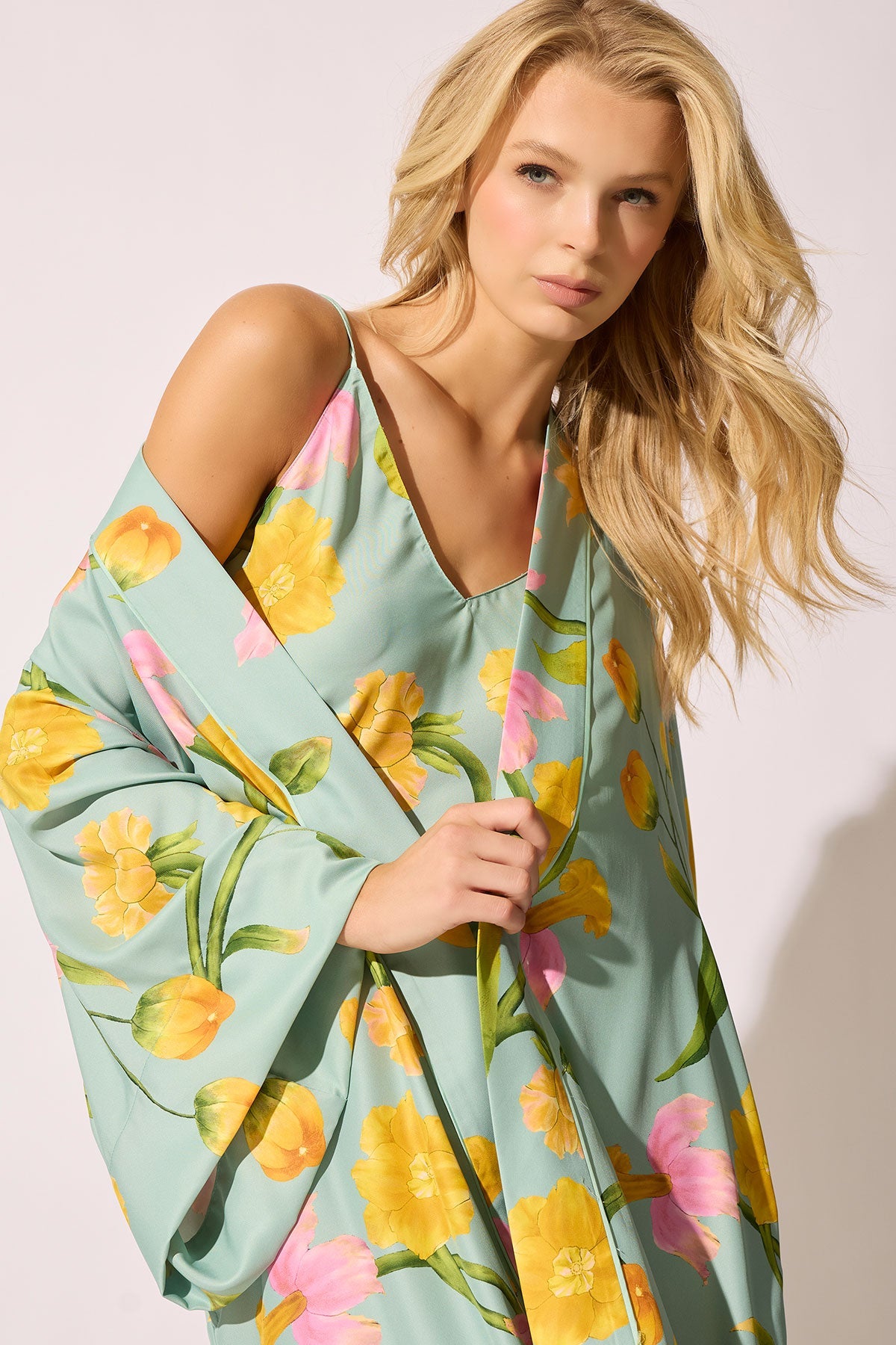 Natori Solene Matte Charmeuse Cami PJ Set