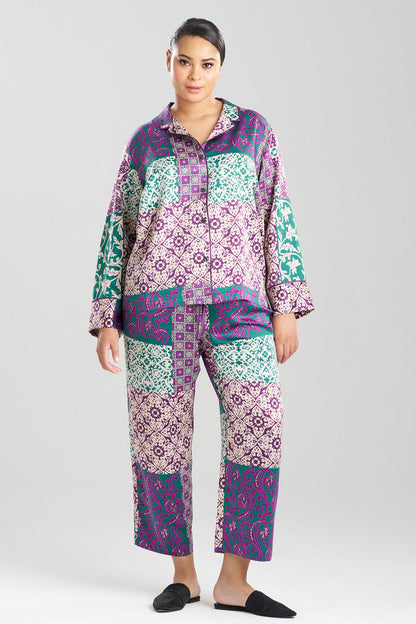 Natori Buy Tapestry Notch PJ in Purple Online