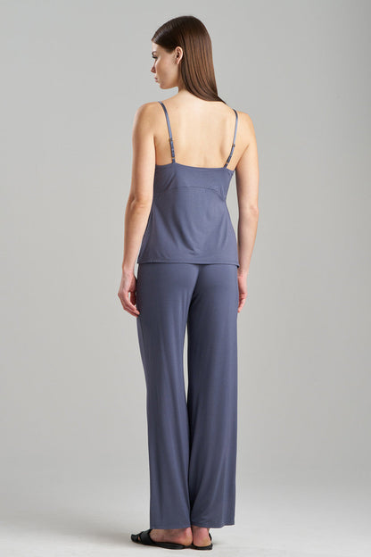 Natori Buy Feathers Essentials Lenzing™ Ecovero™ Viscose Lace Cami PJ in Ash Navy Online