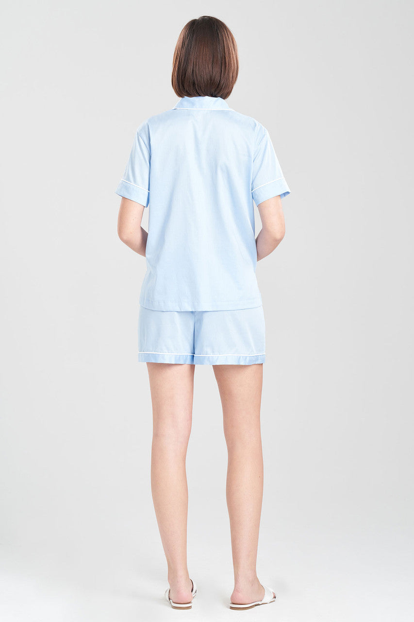 Natori Buy Cotton Sateen Shorts PJ in Bluebell Online