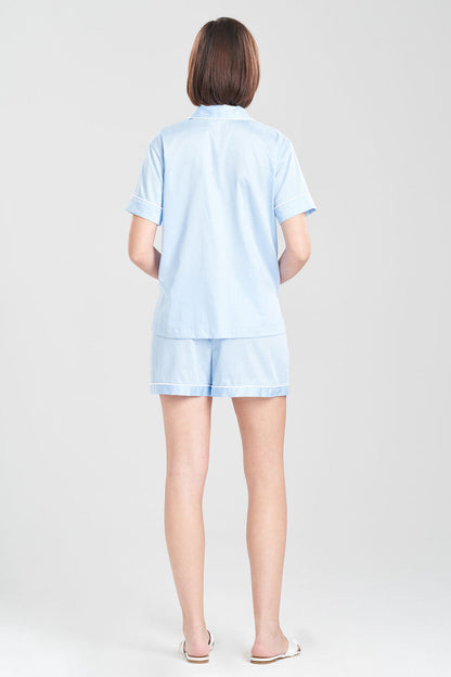 Natori Buy Cotton Sateen Shorts PJ in Bluebell Online